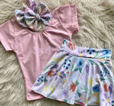 1 left! 2T ~ Twirl Skort ~ Summer Floral