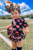 Leotard-S/S (Half Sleeve)-Cheetah Footballs