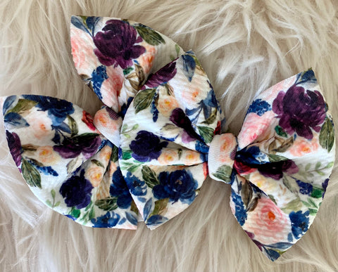 Piggies ~ Navy Floral