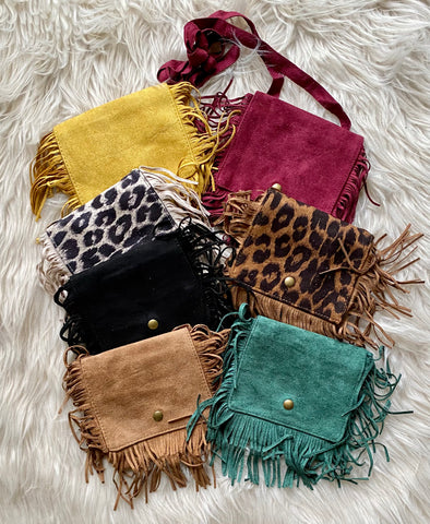 Kids Purse-Suede Fringe