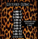 Leotard-S/S (Half Sleeve)-Cheetah Footballs