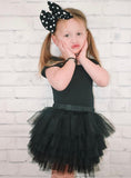 2 left! 2/3 & 3/4yr ~ Tulle Ruffle Skirt~Black