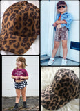 Velvet Cheetah Baseball Cap-2 Colors