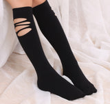 Distressed Knee Highs ~ 7 Colors